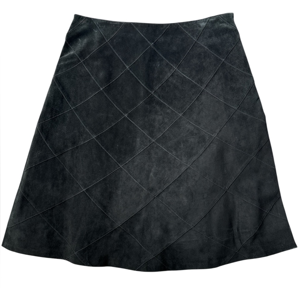 Liz Claiborne Black Suede skirt size 12